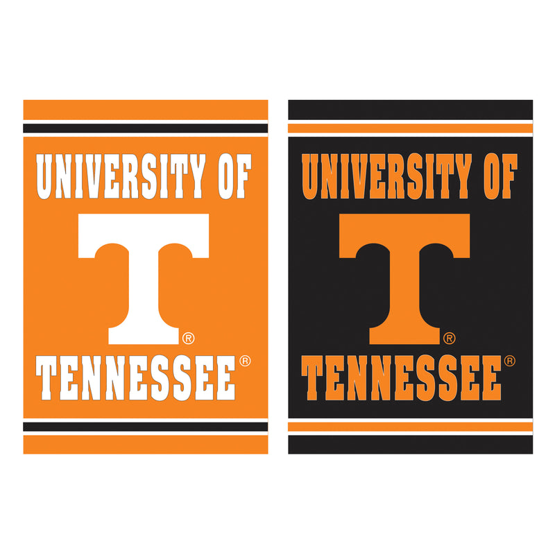 Evergreen Flag,Embossed Suede Flag, GDN Size, University of Tennessee,12.5x0.2x18 Inches