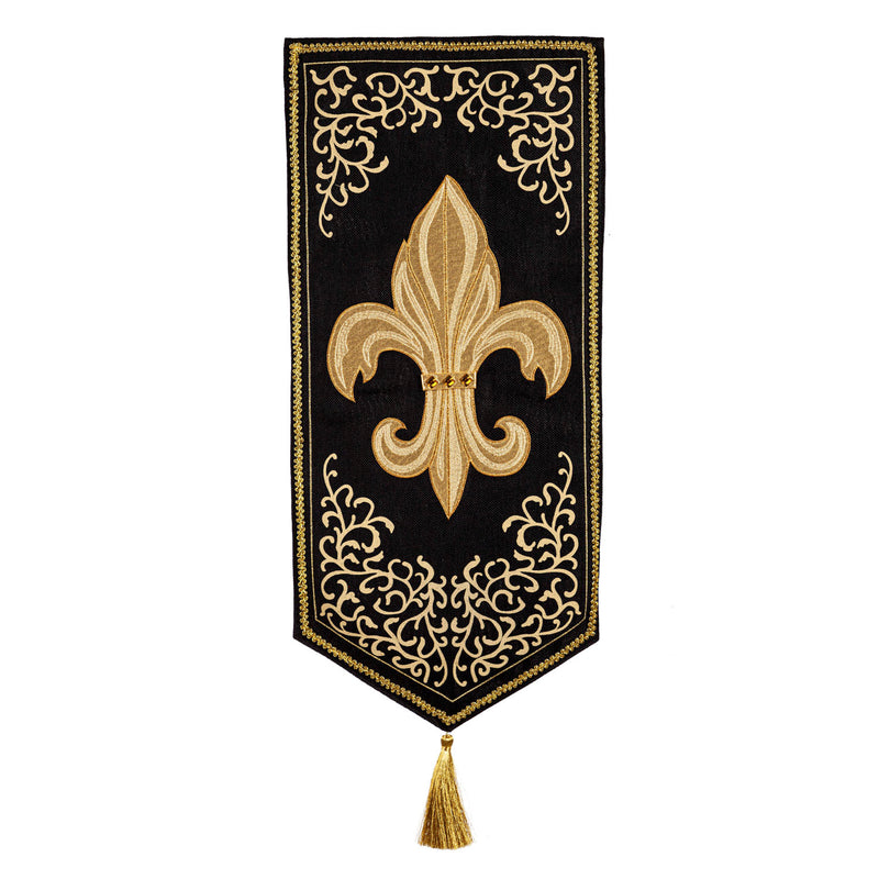 Elegant Fleur de Lis Everlasting Impressions Textile Décor,14l10112xl