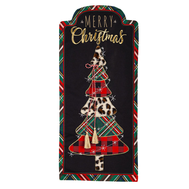 Mixed Print Christmas Tree Everlasting Impressions Textile Décor,14l10555xl