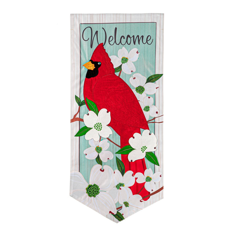 Spring Cardinal Everlasting Impressions Textile Décor,14l10838xl