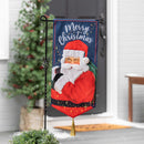 Merry Christmas Santa Everlasting Impressions Textile Decor,14l11155xl
