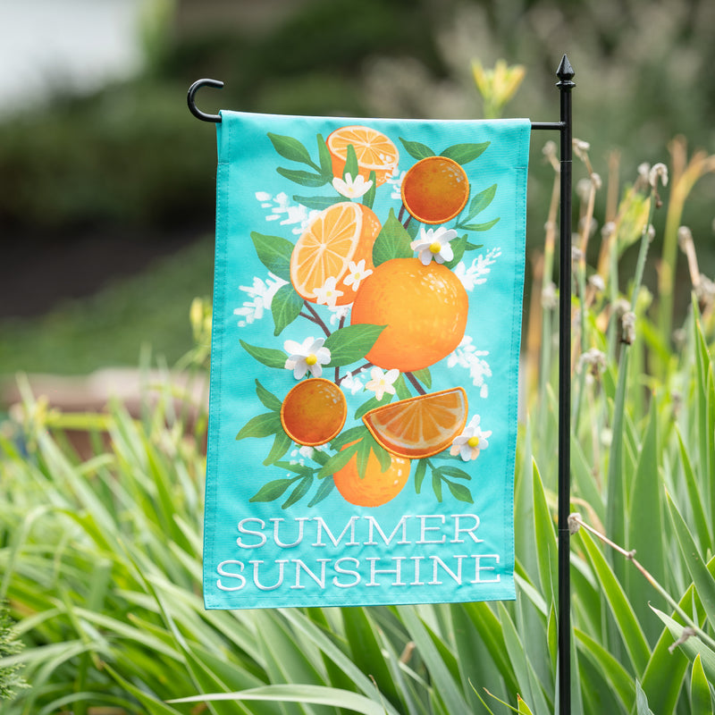 Evergreen Flag,Summer Sunshine Linen Garden Flag,0.2x12.5x18 Inches