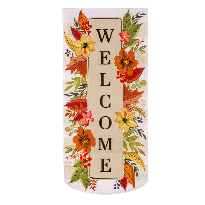 Autumn Floral Welcome Everlasting Impression Textile Décor,14l12040xl