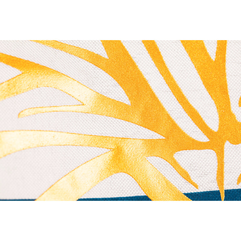 Evergreen Flag,Pineapple Stripe Garden Linen Flag,12.5x0.15x18 Inches