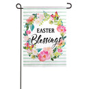 Easter Blessings Wreath Garden Linen Flag,14l9592