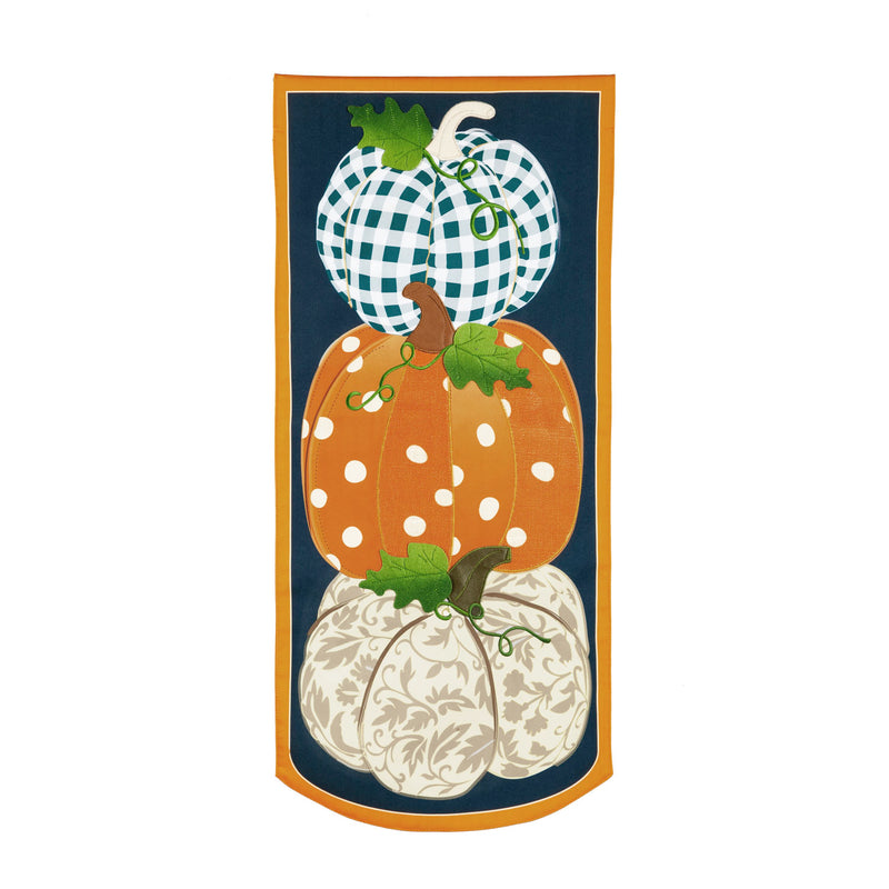 Patterned Pumpkins Everlasting Impressions Textile Décor,14l9924xl