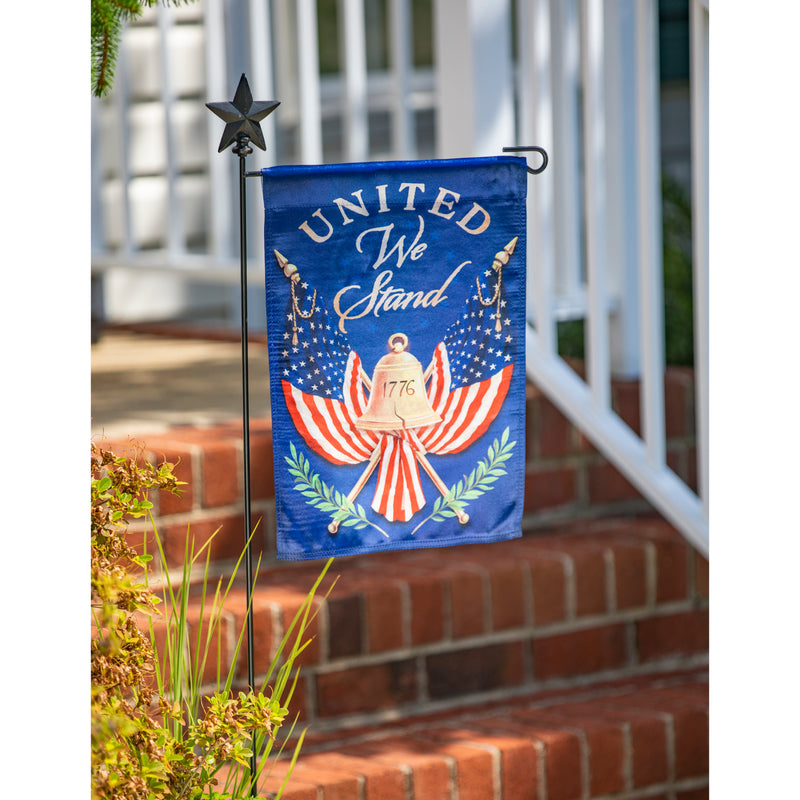 Evergreen Flag,United We Stand Garden Lustre Flag,13x0.05x18 Inches