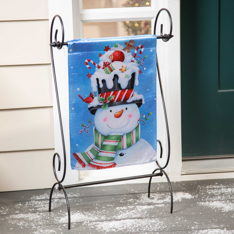 Christmas Snowman  Lustre Garden Flag,14lu11126