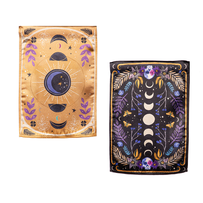 Mystic Moon Lustre Reversible Garden Flag,14lu12353fb