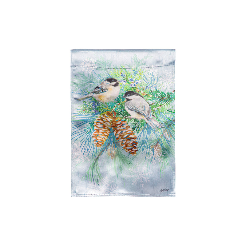 Winter Frost Lustre Garden Flag,14lu12410