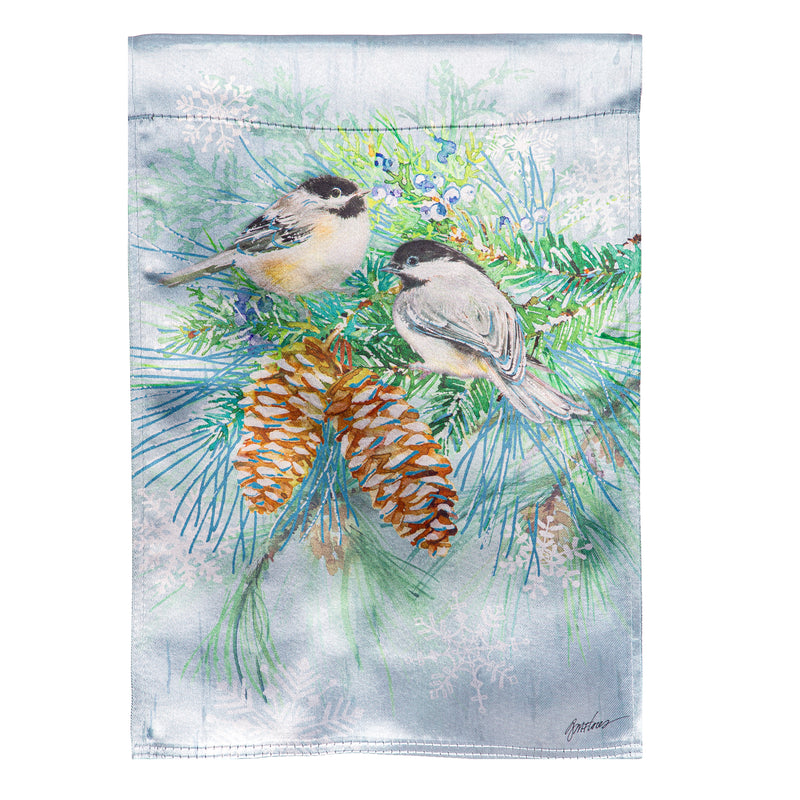 Winter Frost Lustre Garden Flag,14lu12410