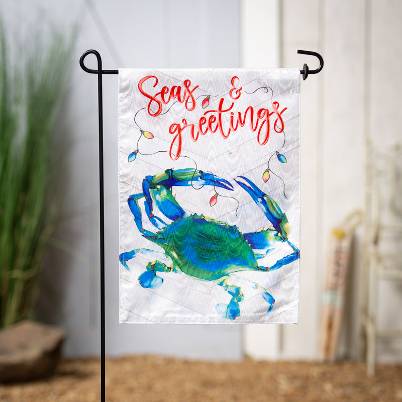 Seas & Greetings Moire Garden Flag,14m11725