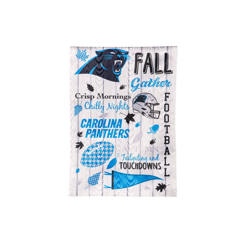 Carolina Panthers, Moire Flag, GDN, Fall Seasonal,14m3804