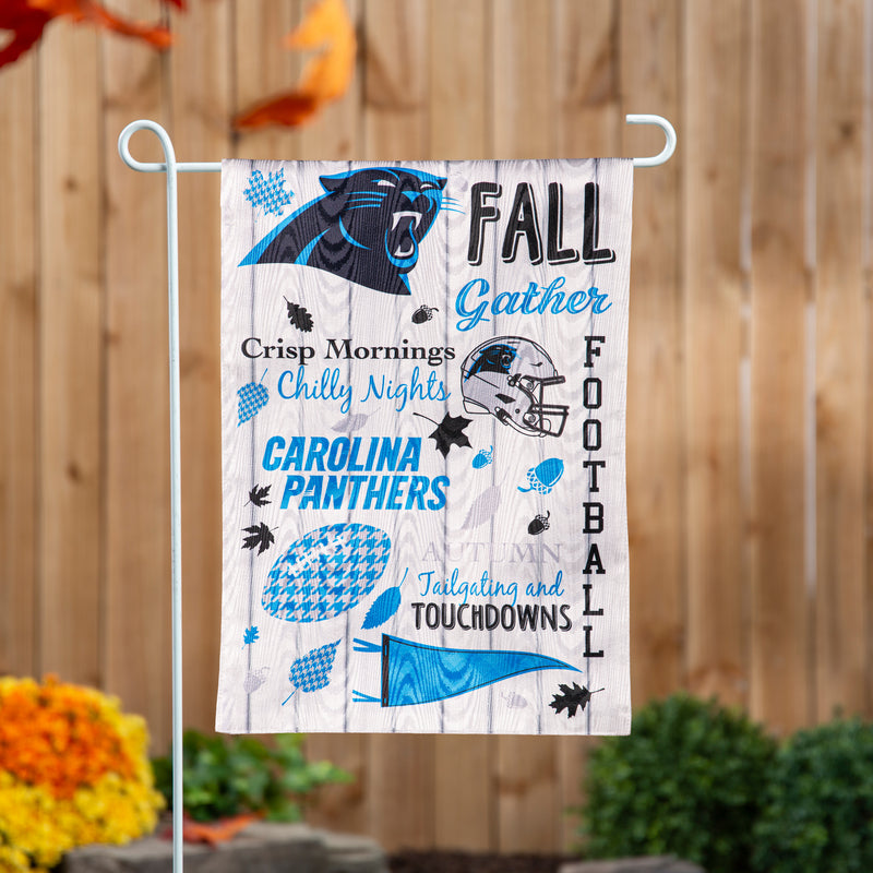 Carolina Panthers, Moire Flag, GDN, Fall Seasonal,14m3804