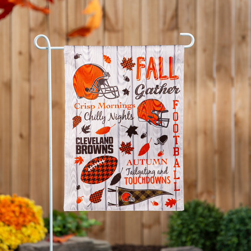 Cleveland Browns, Moire Flag, GDN, Fall Seasonal,14m3807