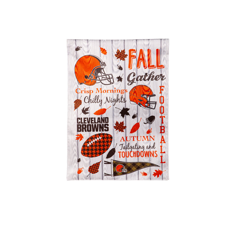 Cleveland Browns, Moire Flag, GDN, Fall Seasonal,14m3807