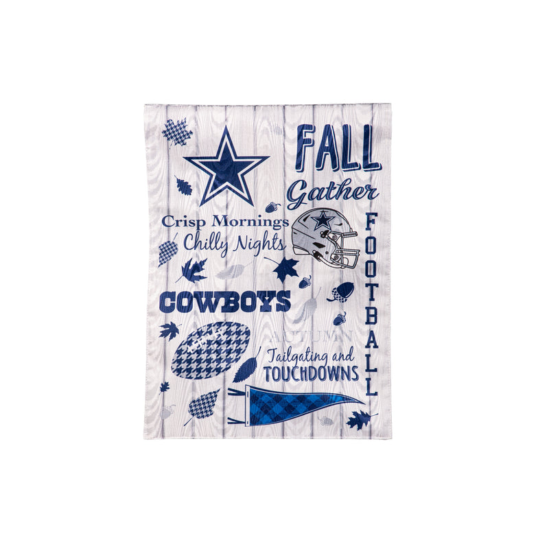 Dallas Cowboys, Moire Flag, GDN, Fall Seasonal,14m3808