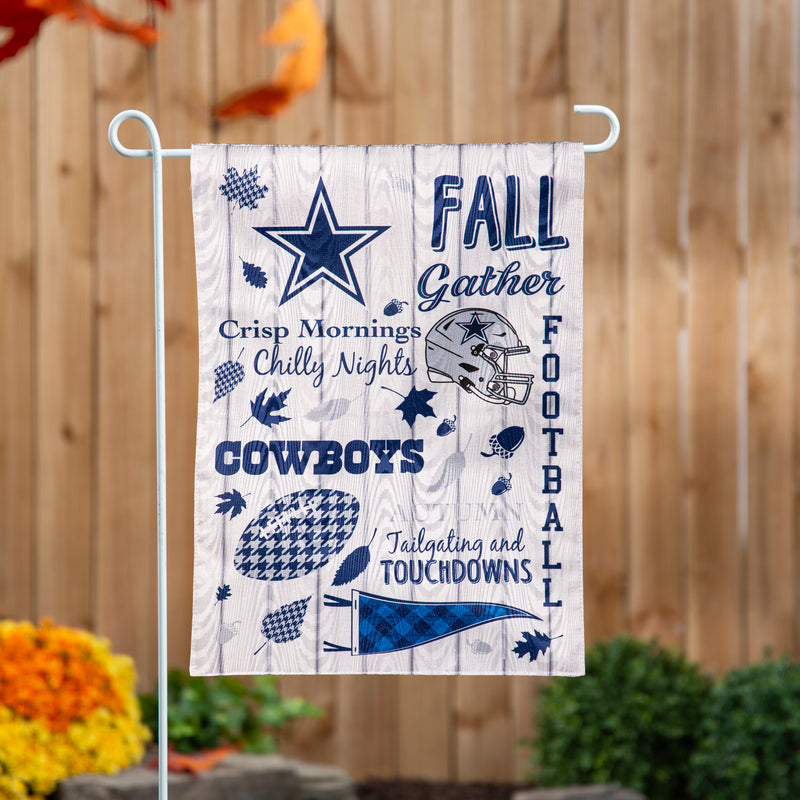 Dallas Cowboys, Moire Flag, GDN, Fall Seasonal,14m3808