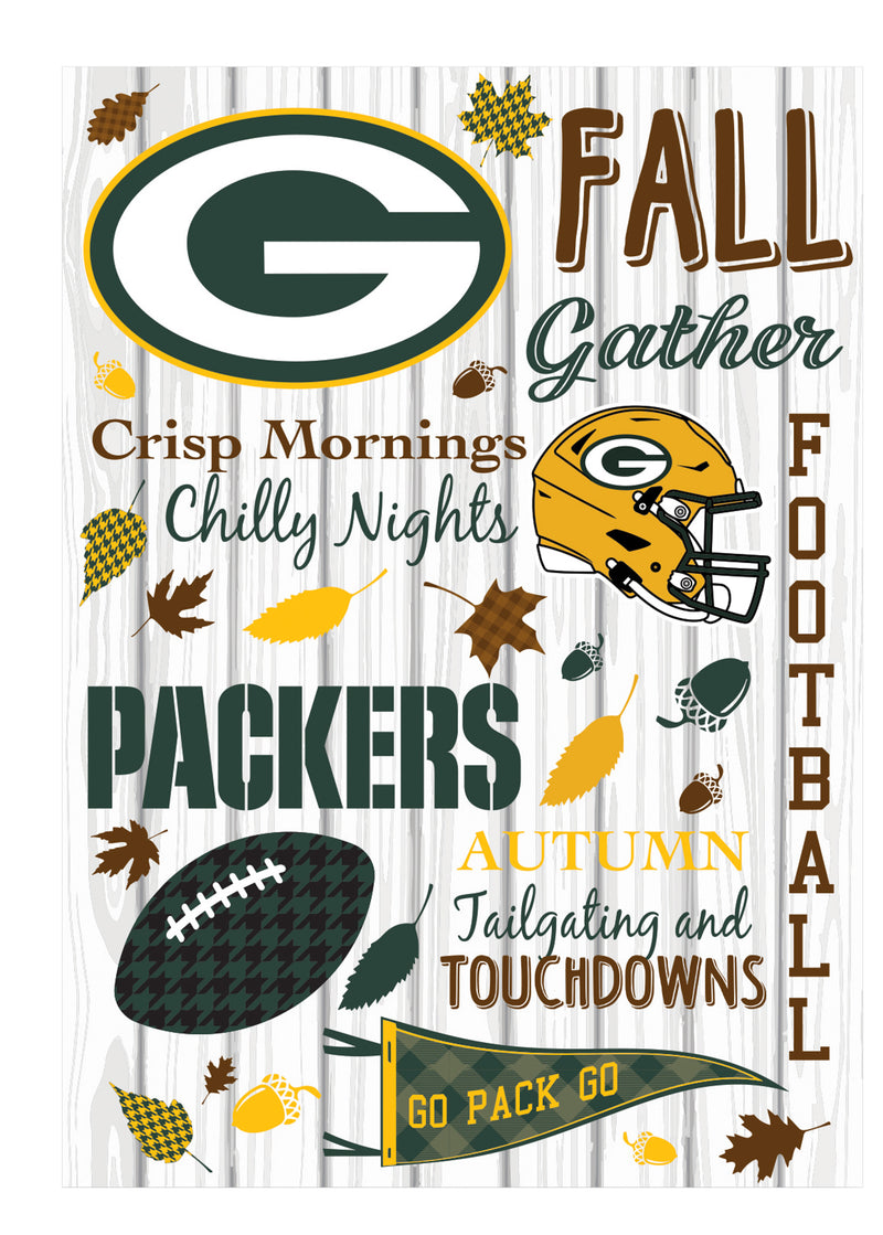 Green Bay Packers, Moire Flag, GDN, Fall Seasonal,14m3811