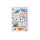 Miami Dolphins, Moire Flag, GDN, Fall Seasonal,14m3816