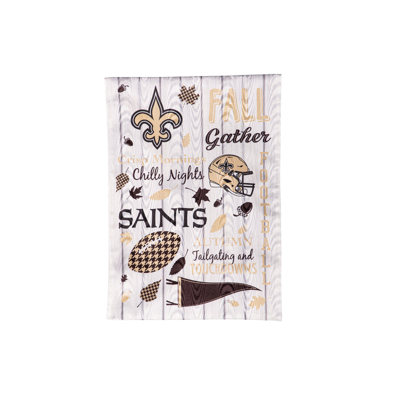 New Orleans Saints, Moire Flag, GDN, Fall Seasonal,14m3819