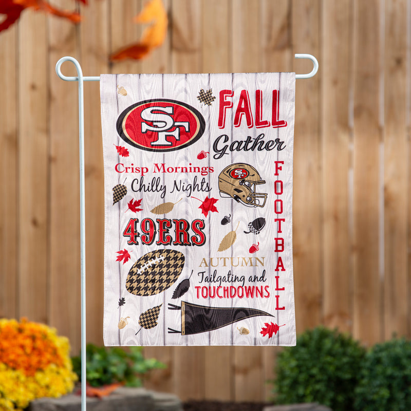 San Francisco 49ers, Moire Flag, GDN, Fall Seasonal,14m3826