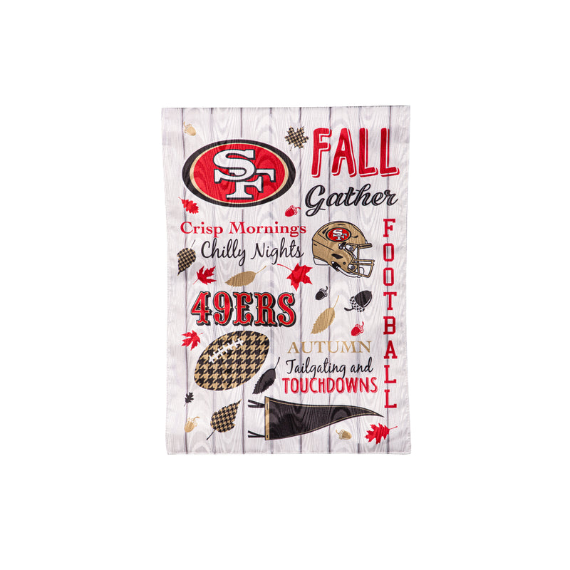 San Francisco 49ers, Moire Flag, GDN, Fall Seasonal,14m3826