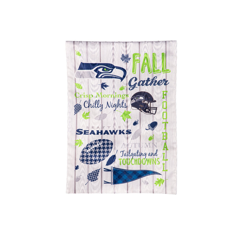 Seattle Seahawks, Moire Flag, GDN, Fall Seasonal,14m3827