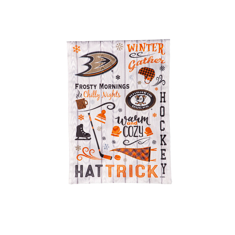 Anaheim Ducks, Moire Flag, GDN, Fall Seasonal,14m4350