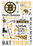 Boston Bruins, Moire Flag, GDN, Fall Seasonal,14m4351