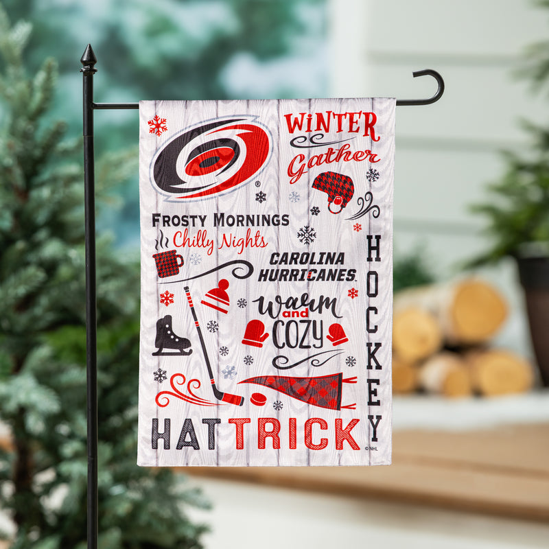 Carolina Hurricanes, Moire Flag, GDN, Fall Seasonal,14m4354