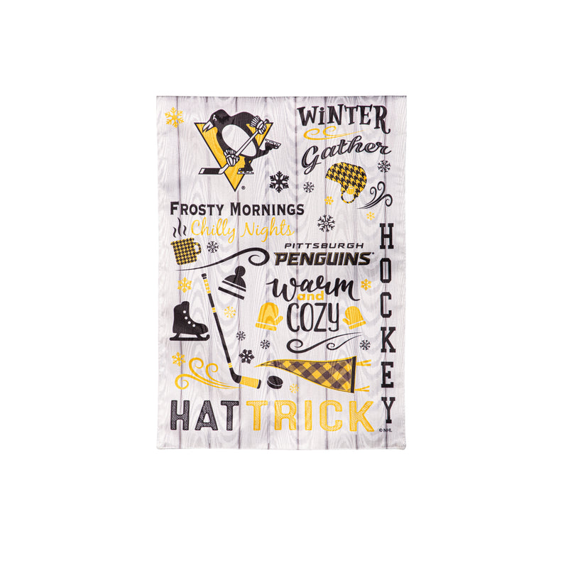 Pittsburgh Penguins, Moire Flag, GDN, Fall Seasonal,14m4372