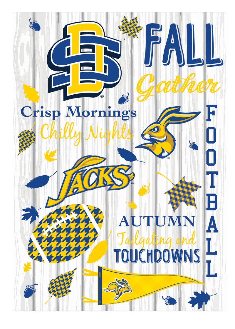 South Dakota State University, Moire Flag, GDN Size, Fall Seasonal,14m5015