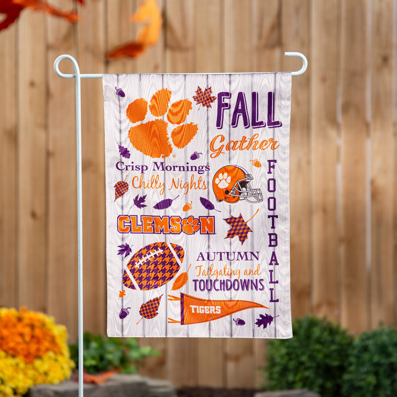 Clemson University, Moire Flag, GDN, Fall Seasonal,14m912