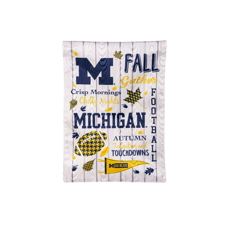 University Of Michigan, Moire Flag, GDN, Fall Seasonal,14m920