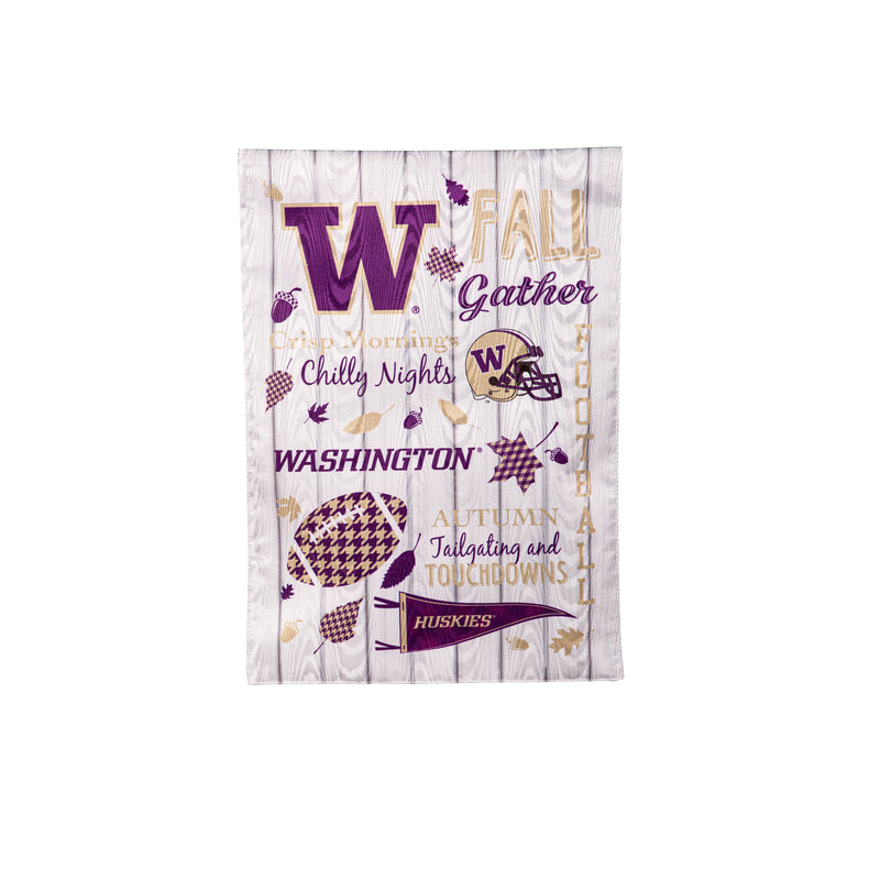 Universitiy of Washington, Moire Flag, GDN, Fall Seasonal,14m941