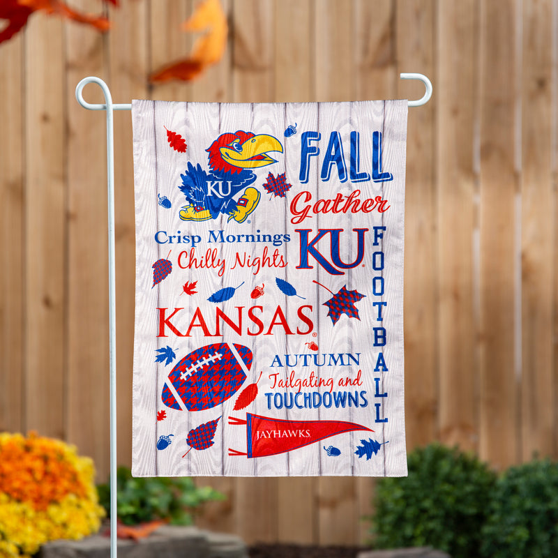 University of Kansas, Moire Flag, GDN, Fall Seasonal,14m996