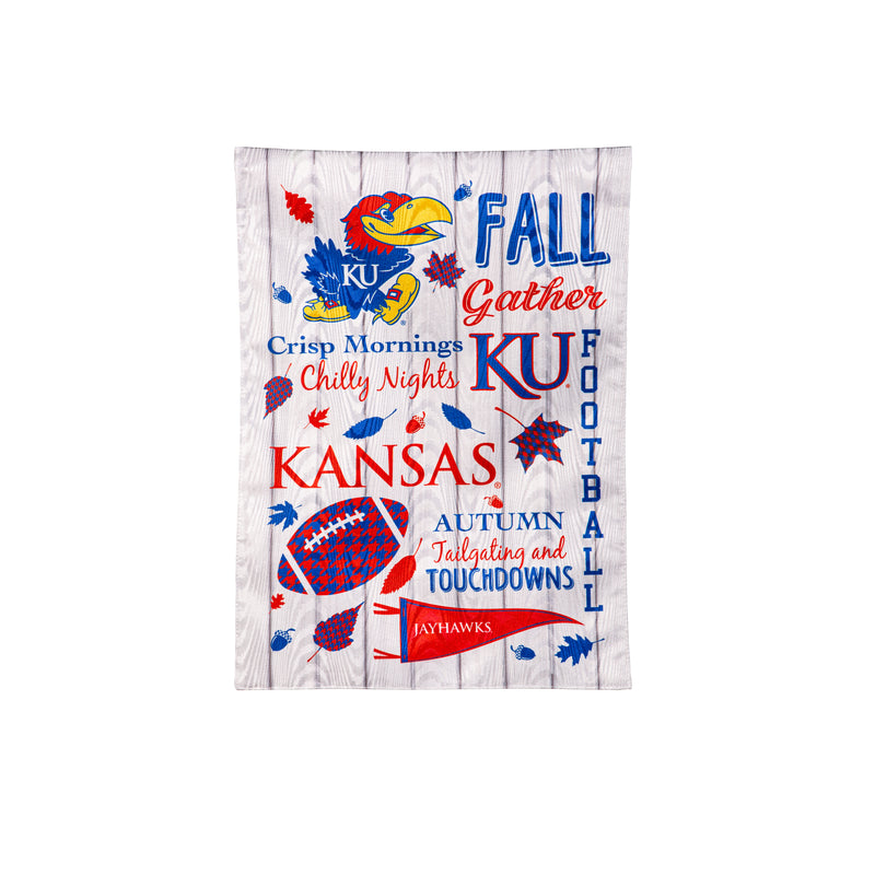 University of Kansas, Moire Flag, GDN, Fall Seasonal,14m996