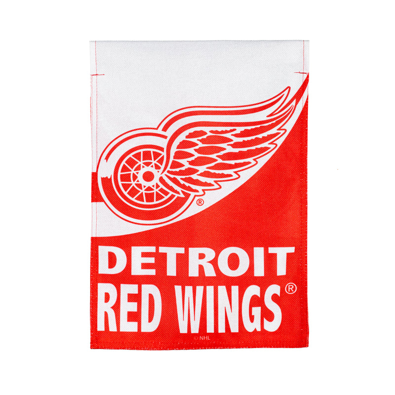 Flag, DS New Burlap, Garden, Detroit Red Wings,14nb4359