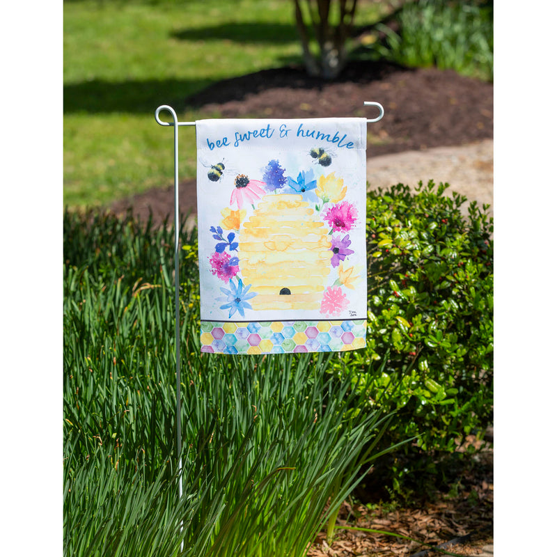 Bee Sweet Bee Humble Garden Suede Flag,14s10308