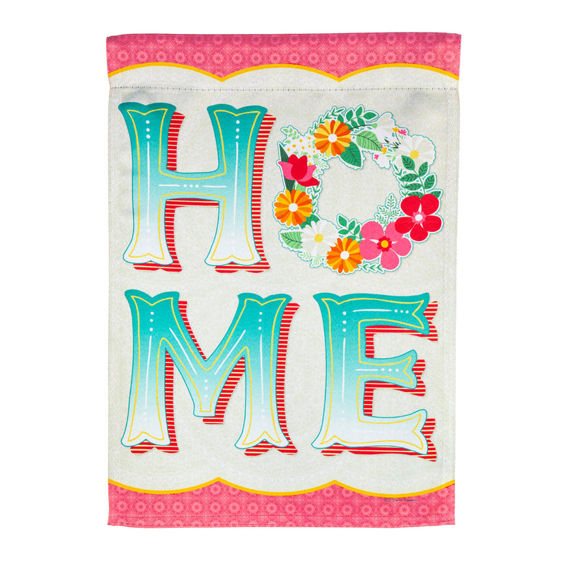 Welcome Home Garden Suede Flag,14s10332