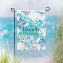 The Beach is Calling Garden Suede Flag,14s10673