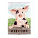 Spotted Pig Garden Suede Flag,14s10854