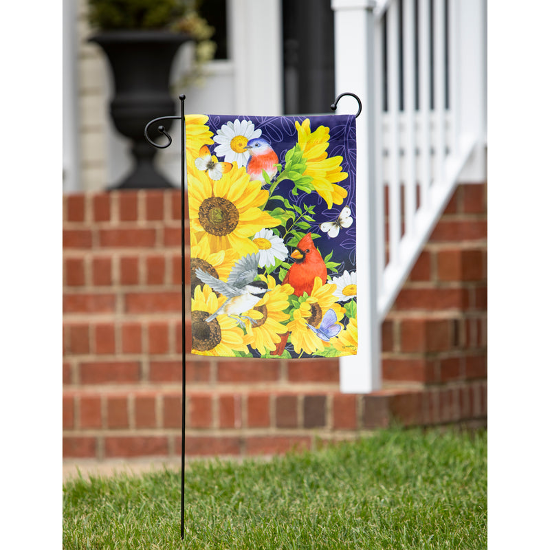 Sunflower Glory Garden Suede Flag,14s10913