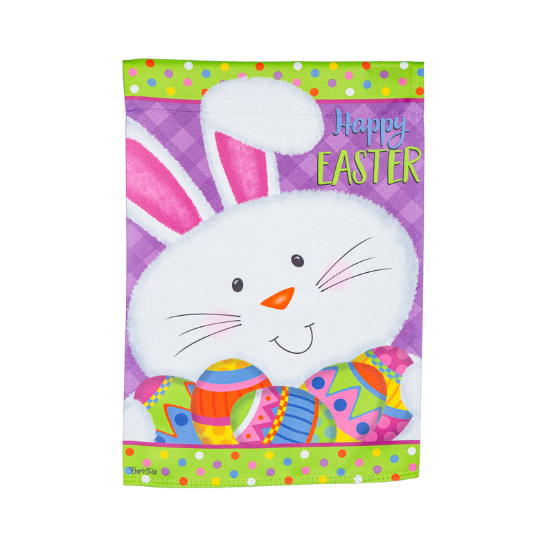 Easter Bunny Suede Garden Flag,14s11268