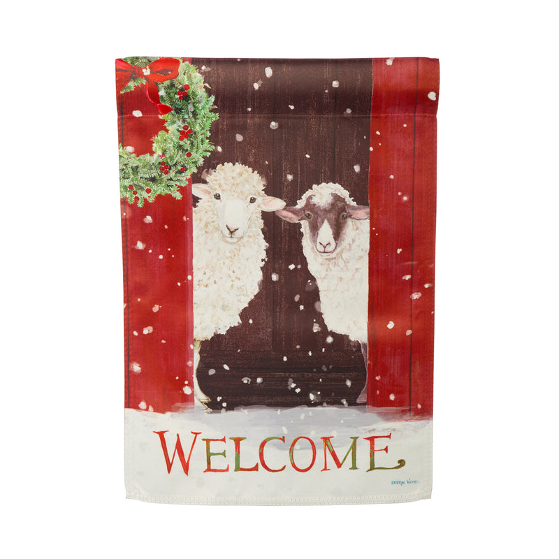 Barn Friends Suede Garden Flag,14s11327