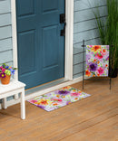 Rhapsody in Bloom Suede Garden Flag,14s11496