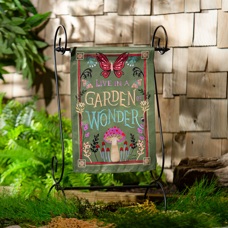 Garden of Wonder Suede Garden Flag,14s11877