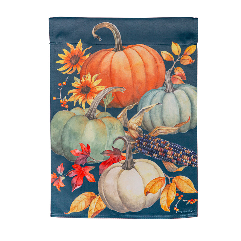 All Things Pumpkins Suede Garden Flag,14s11933