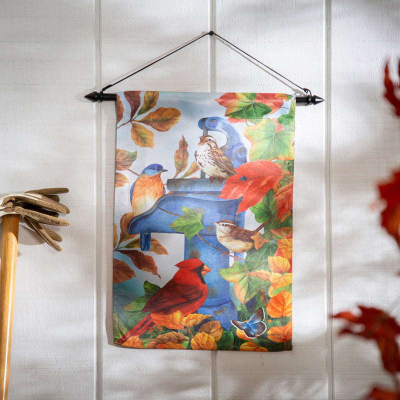 Where Birds Gather Suede Garden Flag,14s11988